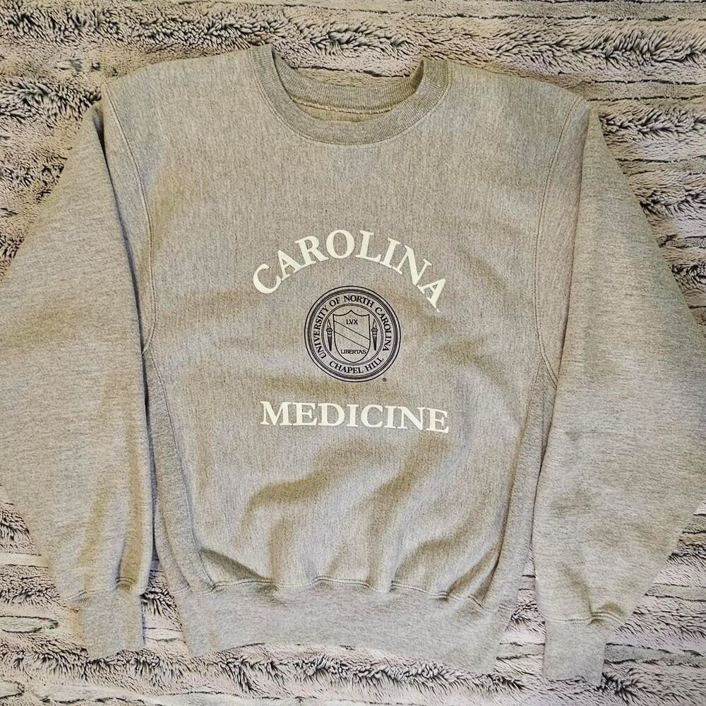 Champion Men's Grey and White Sweatshirt